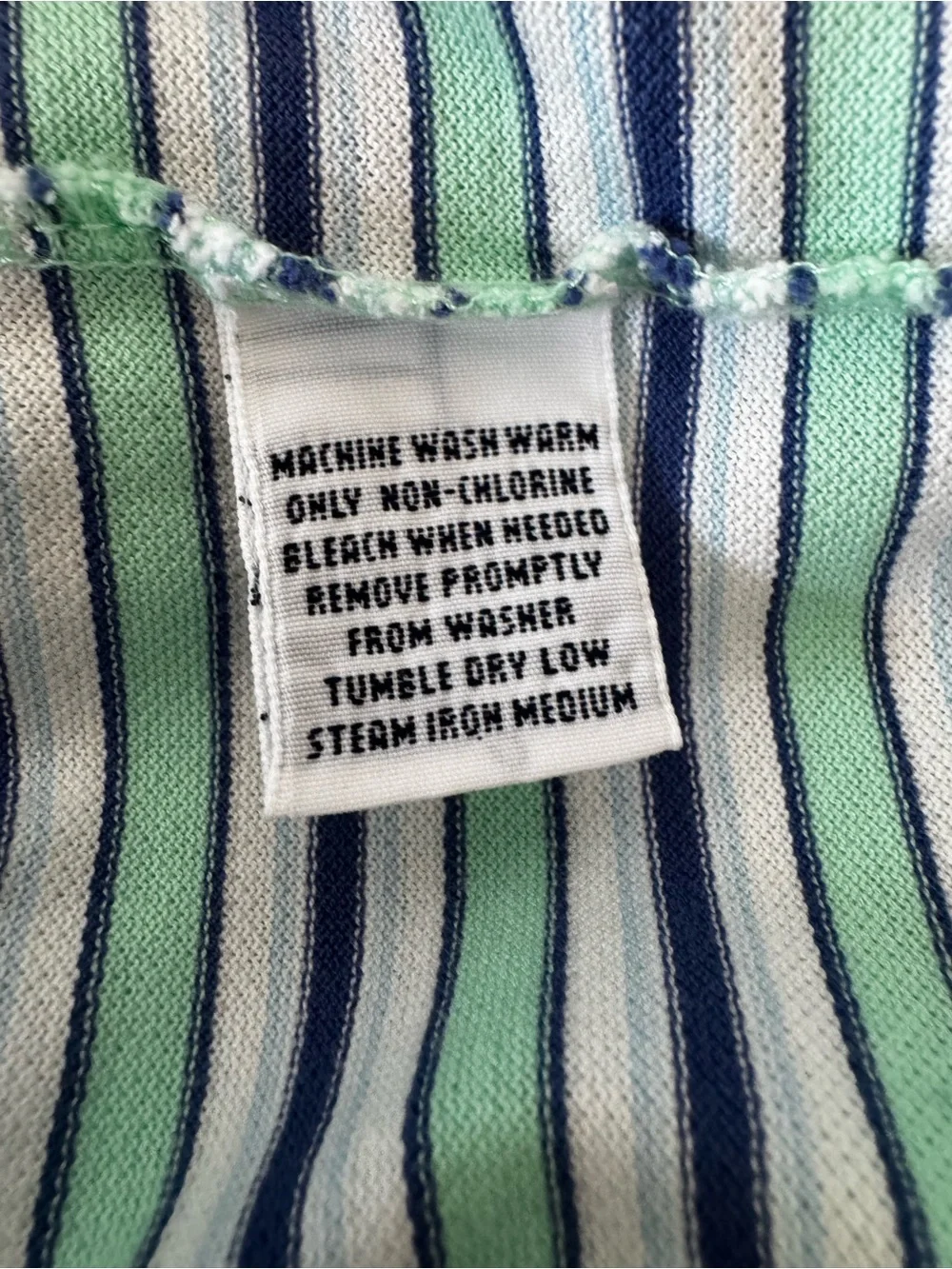 Polo Ralph Lauren Golf Men’s Green/Blue Striped Polo 100% Cotton Medium NWOT